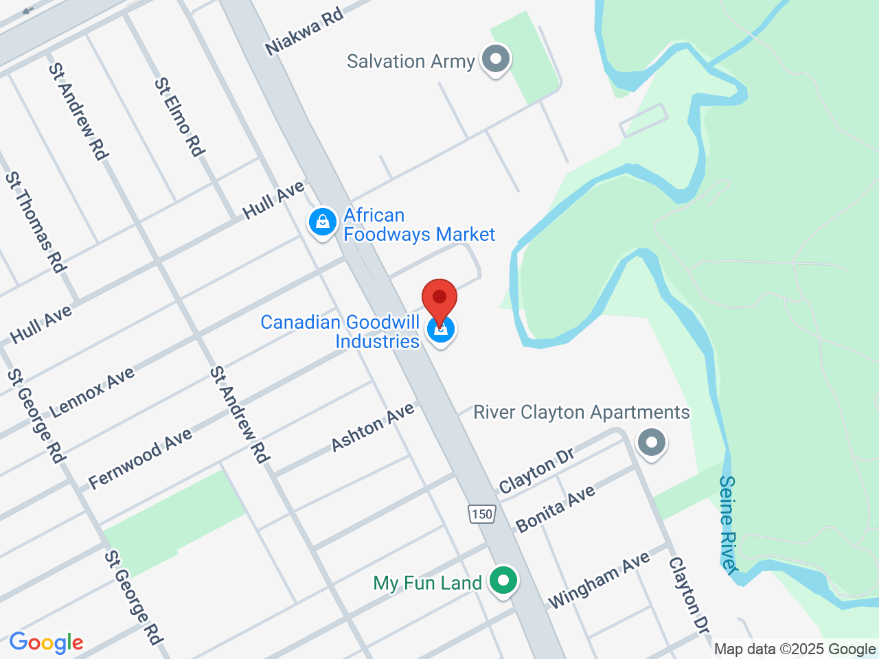 Street map for St Anne's Stop & Shop, 313 St Anne's Rd, Winnipeg MB