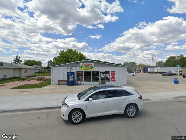 Street view for St. Jean Grocery/J's Cannabis, 174 Caron St, Saint Jean Baptiste MB