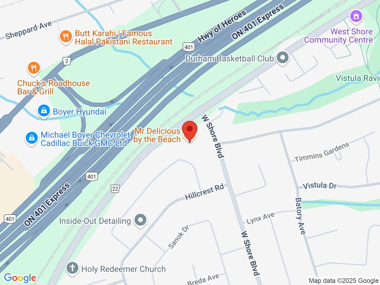 Street map for Budssmoke, 893 Bayly St #6, Pickering ON