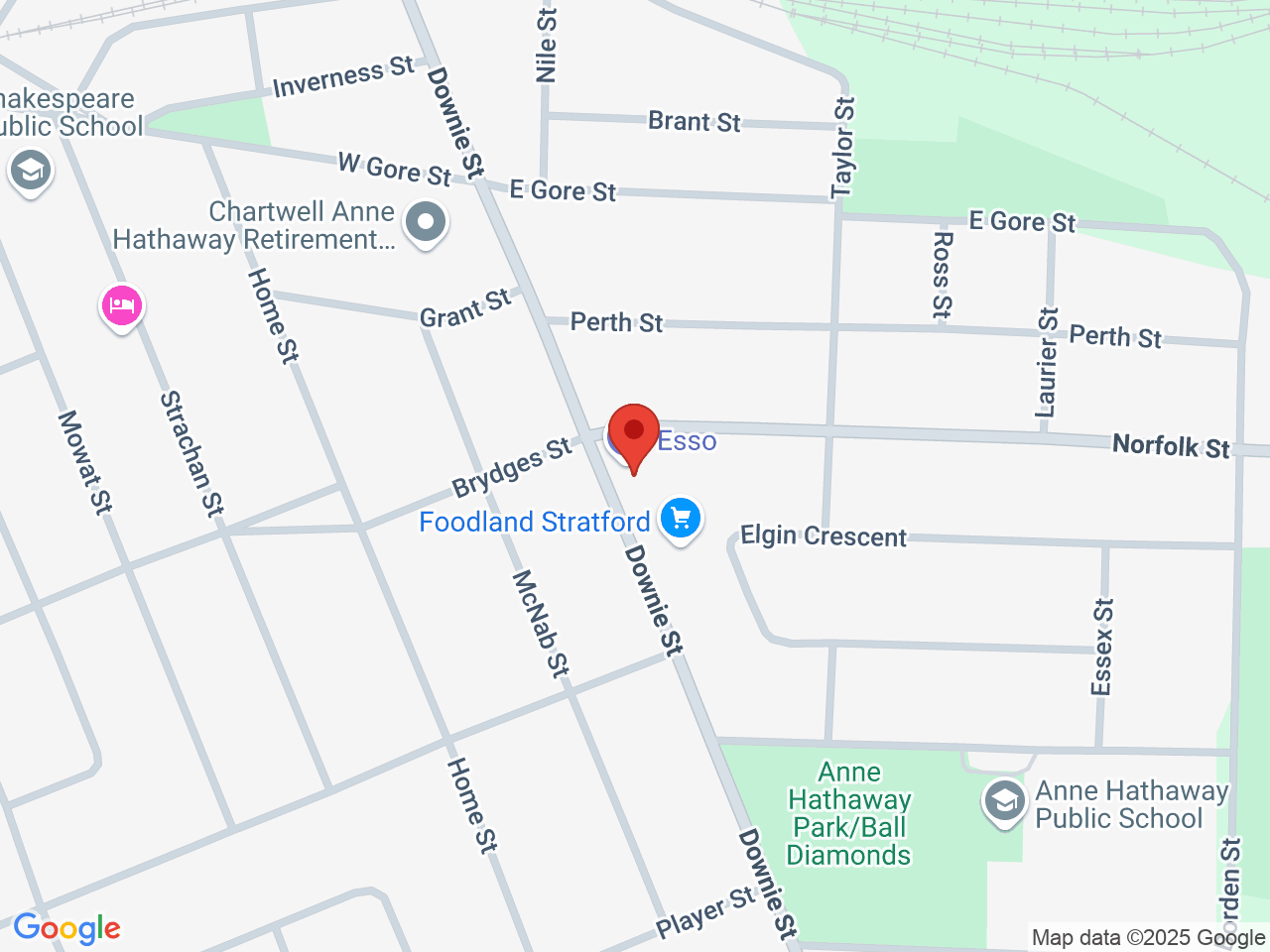 Street map for Can Dream Cannabis, 557 Downie St, Stratford ON