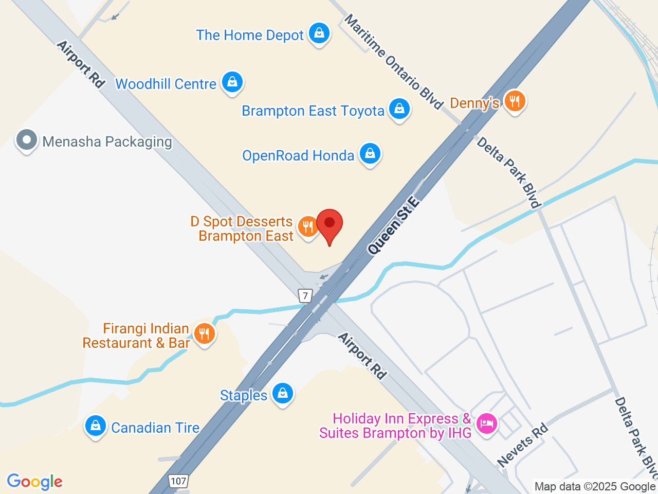 Street map for Canna Cabana, 9025 Airport Rd, Brampton ON