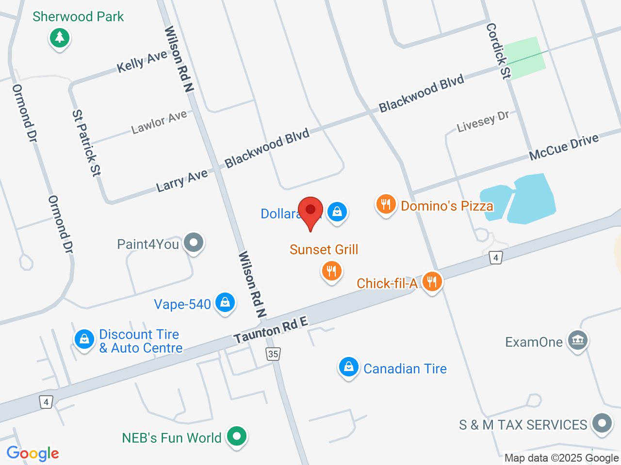 Street map for Canna Cabana, 1383 Wilson Rd N Unit 1, Oshawa ON