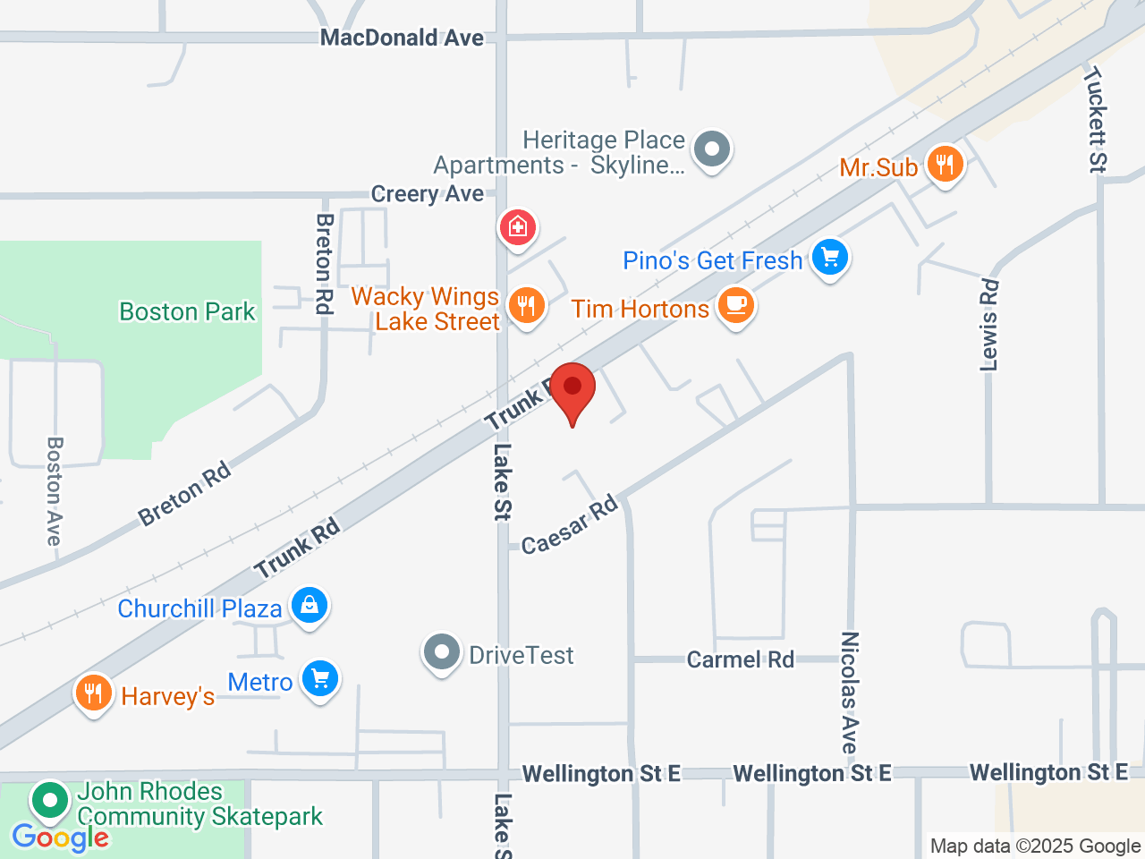 Street map for Cannabis Jacks, 149 Trunk Rd, Sault Ste Marie ON