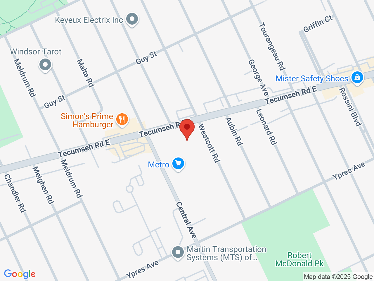 Street map for Discounted Cannabis, 3749 Tecumseh Rd E, Windsor ON