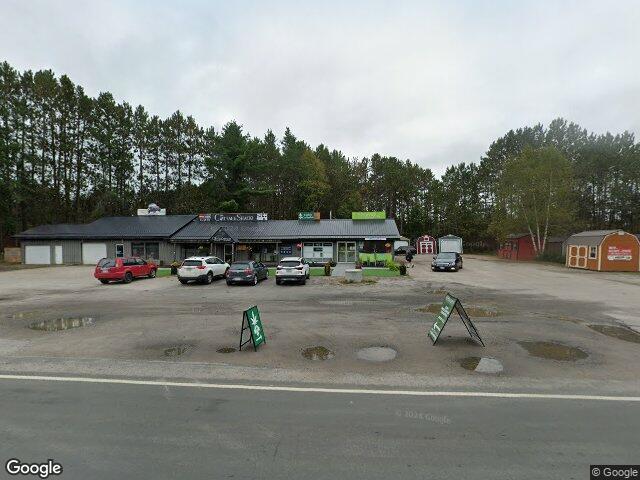 Street view for Eighth Cannabis, 21 High St #3, MacTier ON