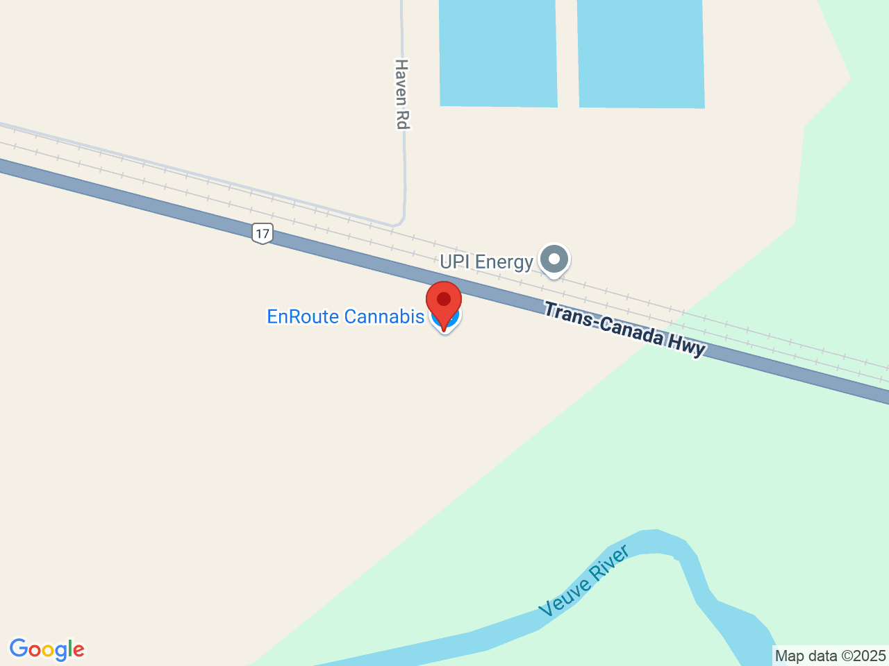 Street map for EnRoute Cannabis, 9154 ON-17, Warren ON