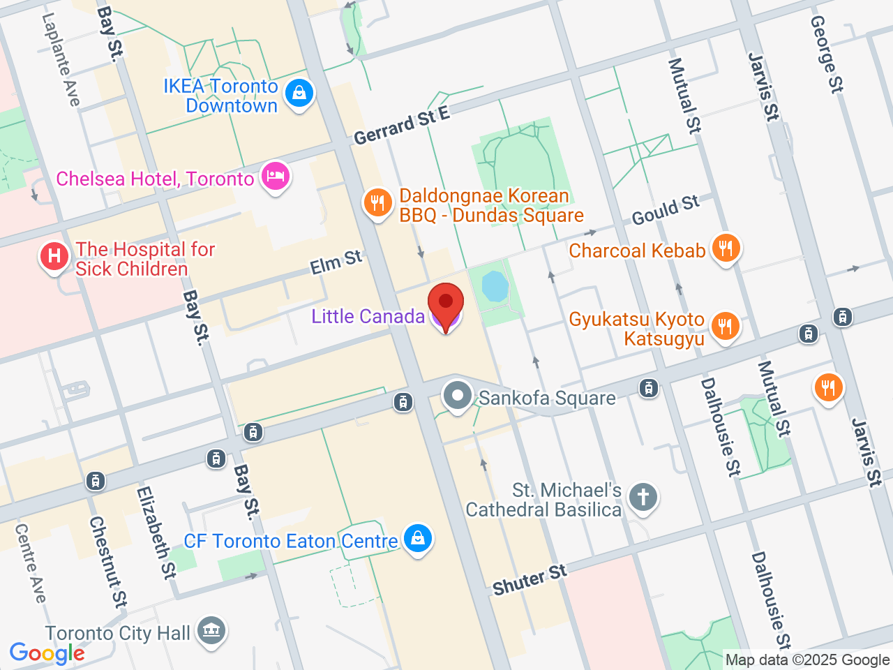 Street map for Fika Cannabis Store, 10 Dundas St E Unit 100, Toronto ON
