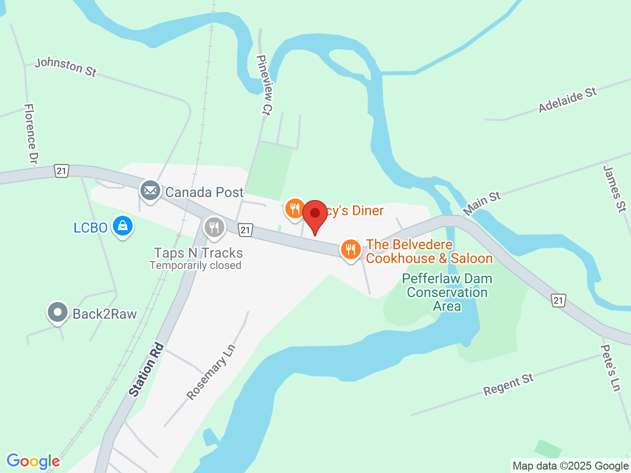 Street map for Forest Plant, 254 Pefferlaw Rd, Pefferlaw ON