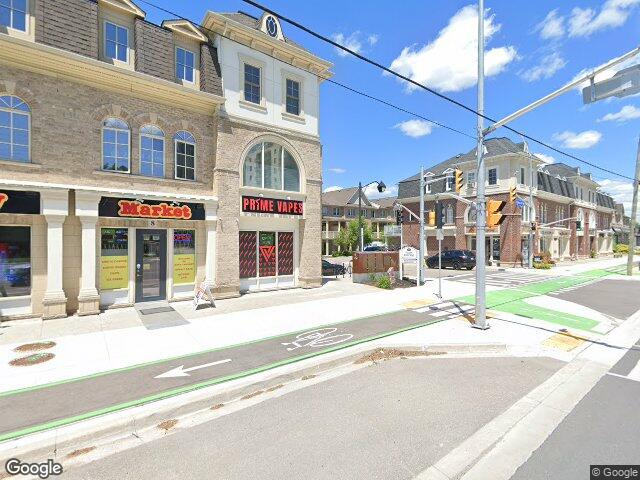 Street view for Hidden Leaf Cannabis, 181 Plains Rd W, Burlington ON