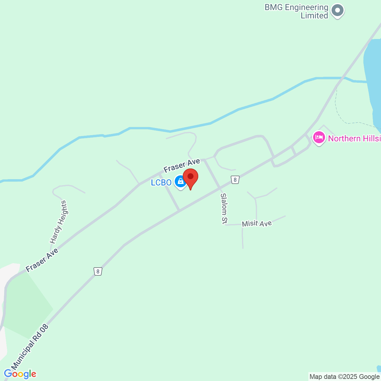 Street map for Highlife Cannabis, 6-168 Regional Rd 8, Onaping ON
