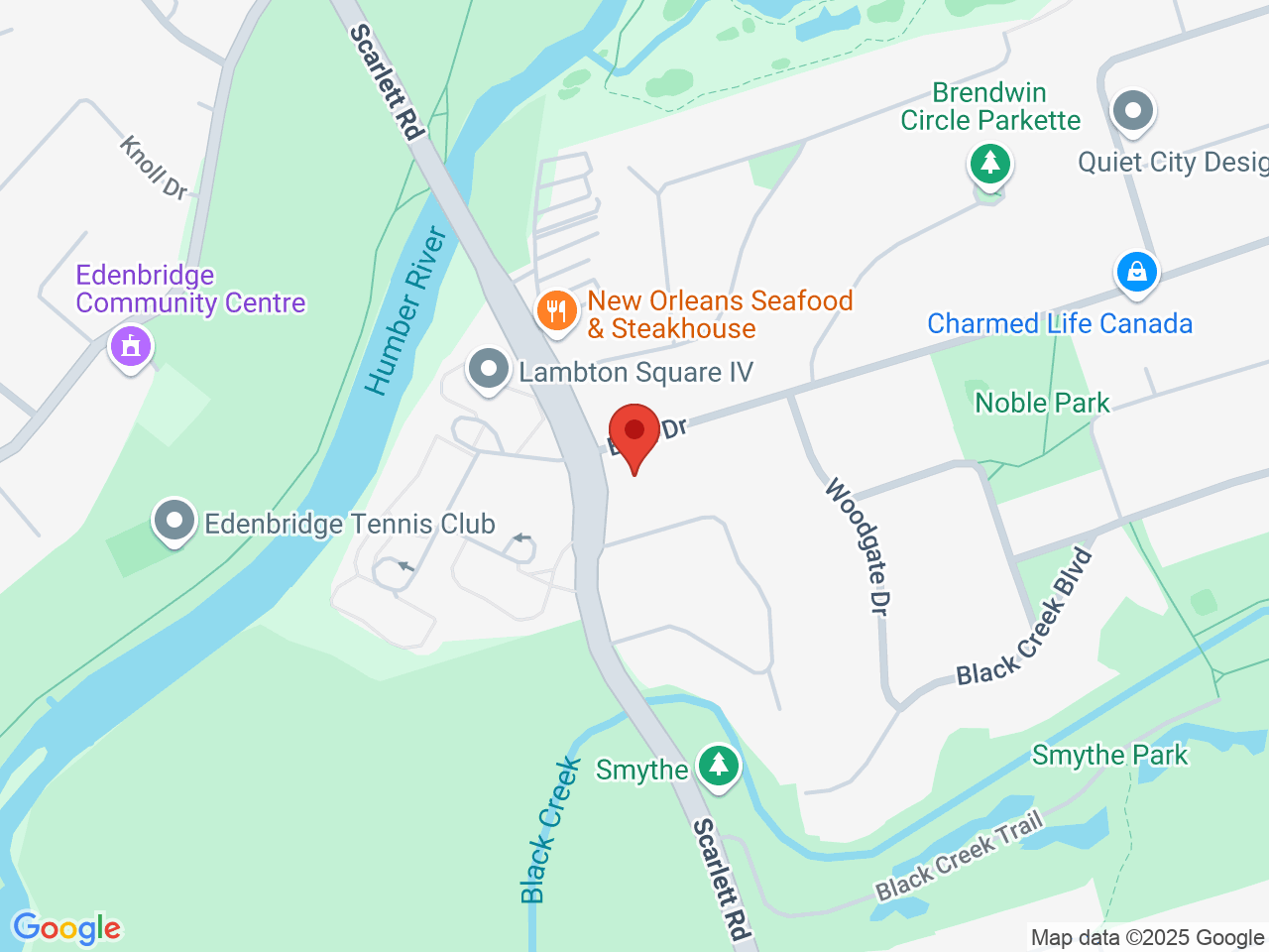 Street map for MaryJane's Cannabis, 239 Scarlett Rd, Toronto ON