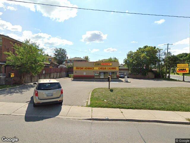 Street view for MaryJane's Cannabis, 239 Scarlett Rd, Toronto ON