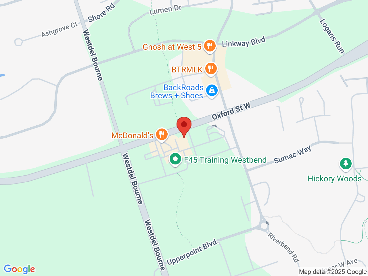 Street map for RightPuff Cannabis, 1876 Oxford St W Unit 2b, London ON