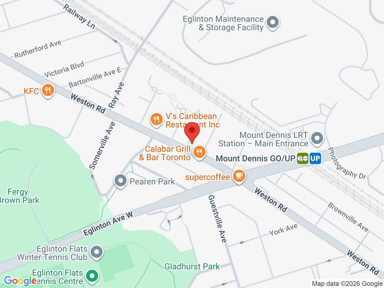 Street map for The Pot Spot, 1193 Weston Rd, Toronto ON