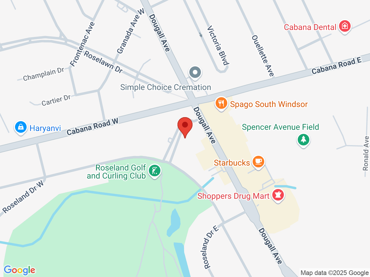 Street map for Urbnbud, 3838 McGregor Blvd, Windsor ON