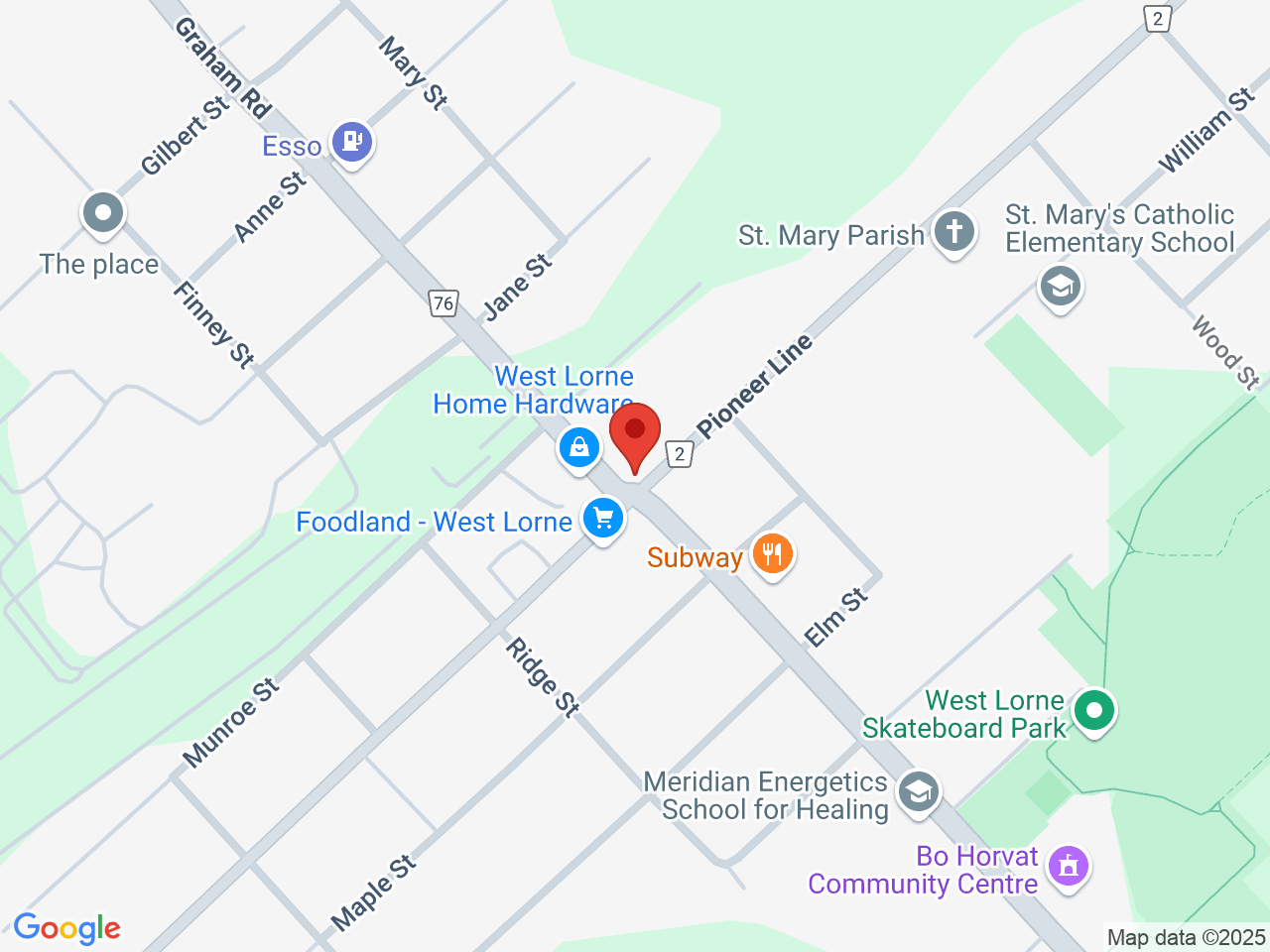 Street map for Weed B Blaz'n, 225 Graham Rd, West Lorne ON