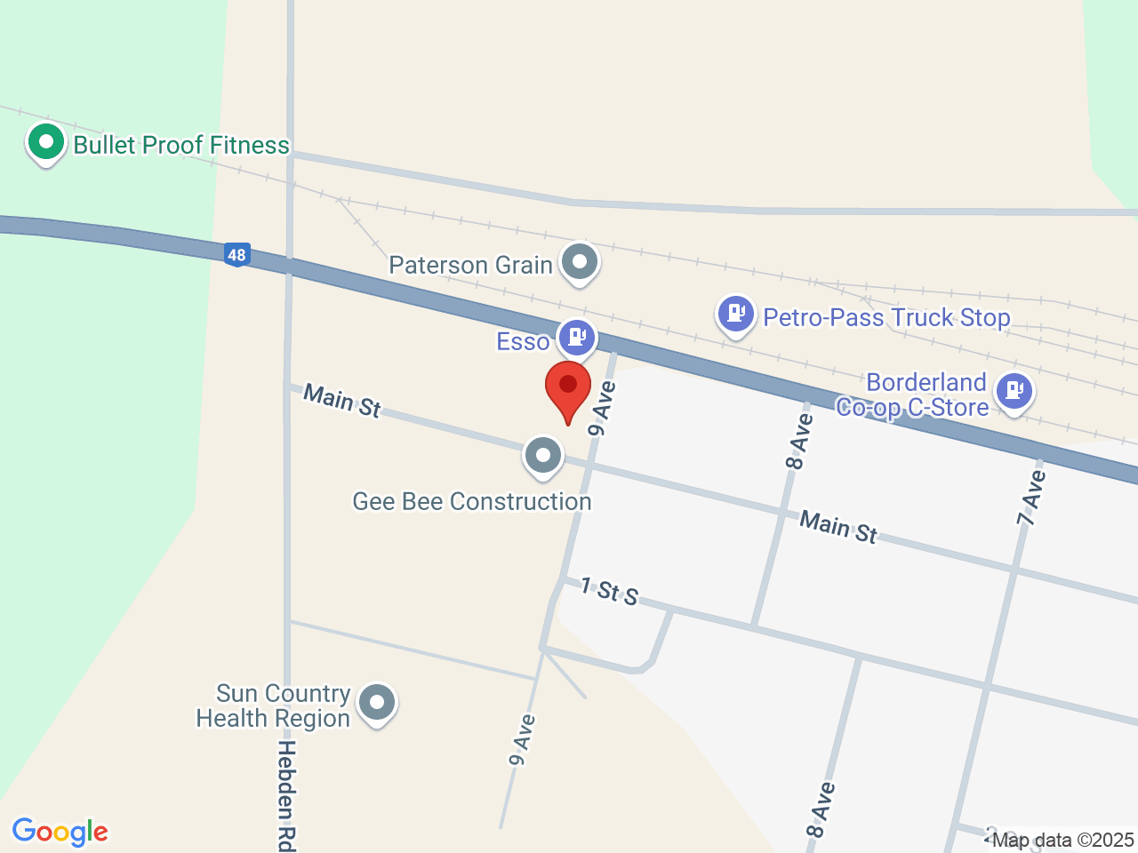 Street map for Bud N Suds Cannabis Shop, 900 Main St, Kipling SK