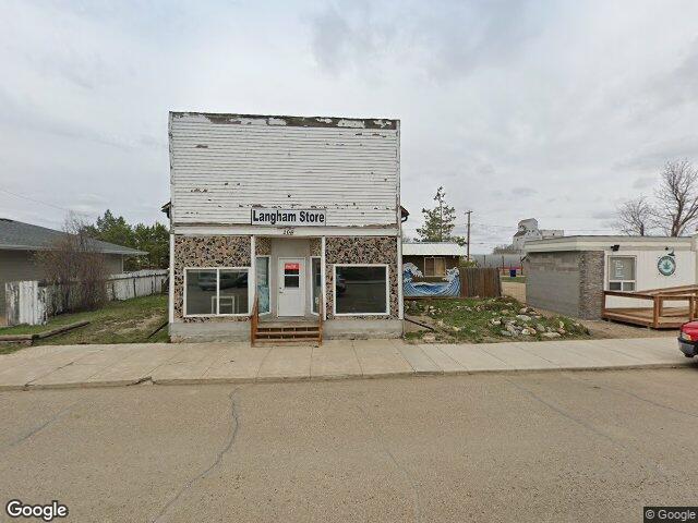 Street view for The Buzz Barn Cannabis, 213 Main St E, Langham SK