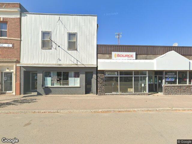 Street view for Tisdale Cannabis Store, 1009 100 St, Tisdale SK