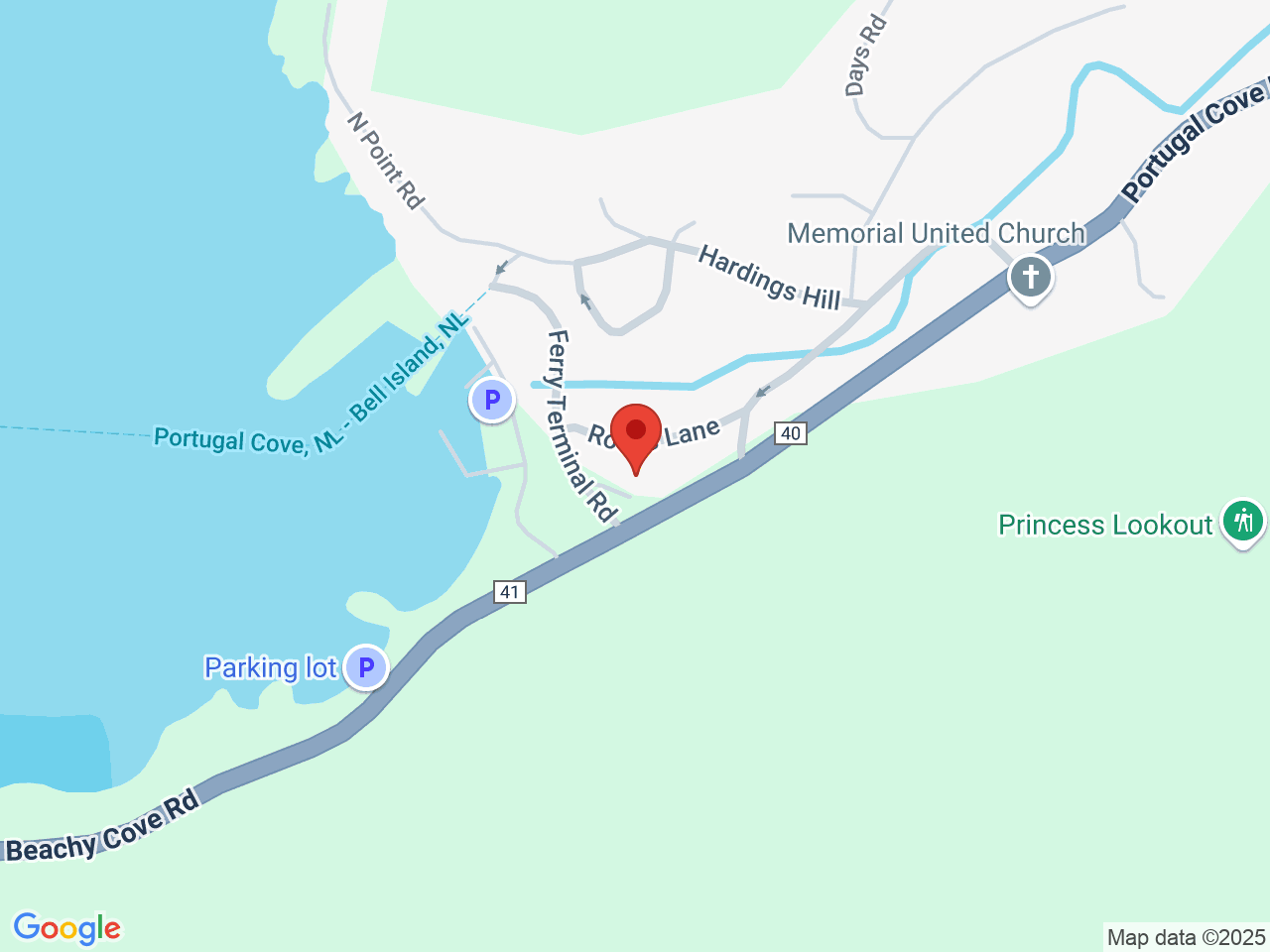 Street map for Oceanic Cannabis & Coffee, 1910 Portugal Cove Rd, Portugal Cove NL