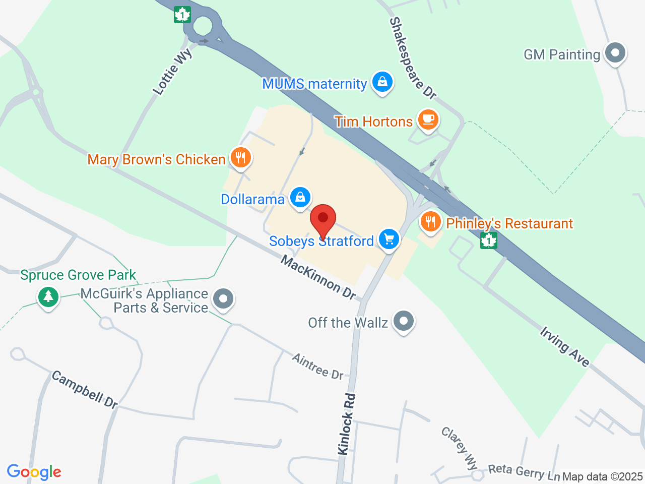 Street map for PEI Cannabis, 9 Kinlock Rd, Unit 310, Stratford PE