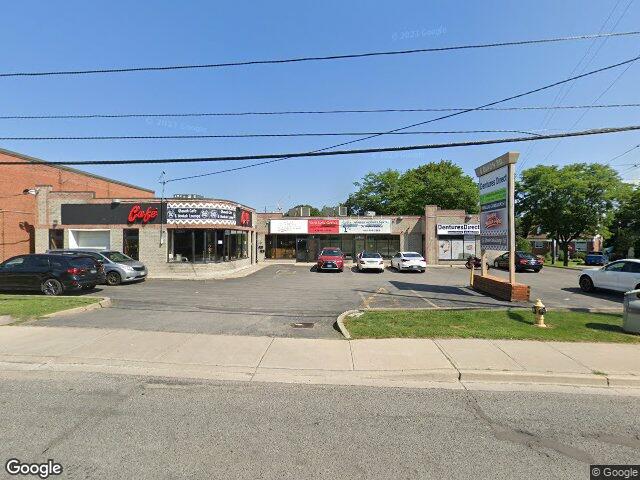 Street view for BudHub Cannabis, 6 Dixon Rd unit 1, Etobicoke ON