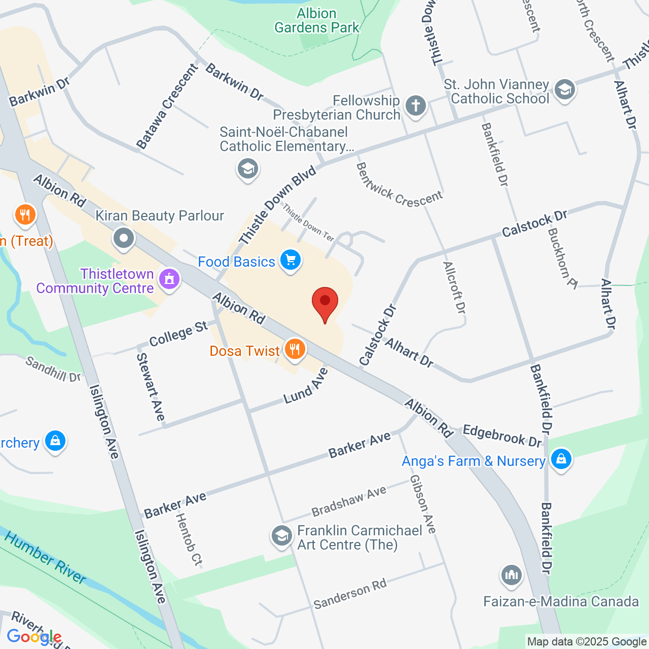 Street map for Cannabis Hut, 900 Albion Rd Unit C25, Etobicoke ON