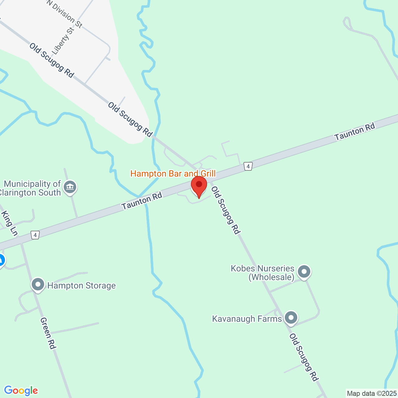 Street map for Kawartha Smoke, 2363 Taunton Rd, Hampton ON