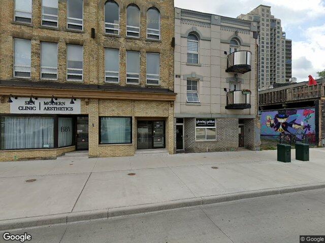 Street view for Vibes Cannabis Co, 99 King St, London ON