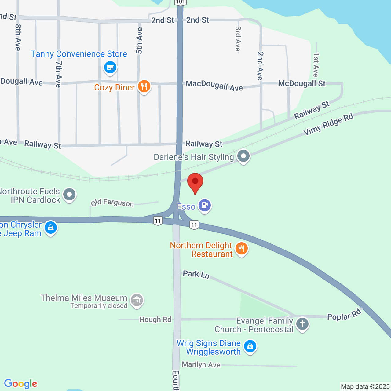 Street map for Peace By The Gram, 366 Fourth Ave, Matheson ON