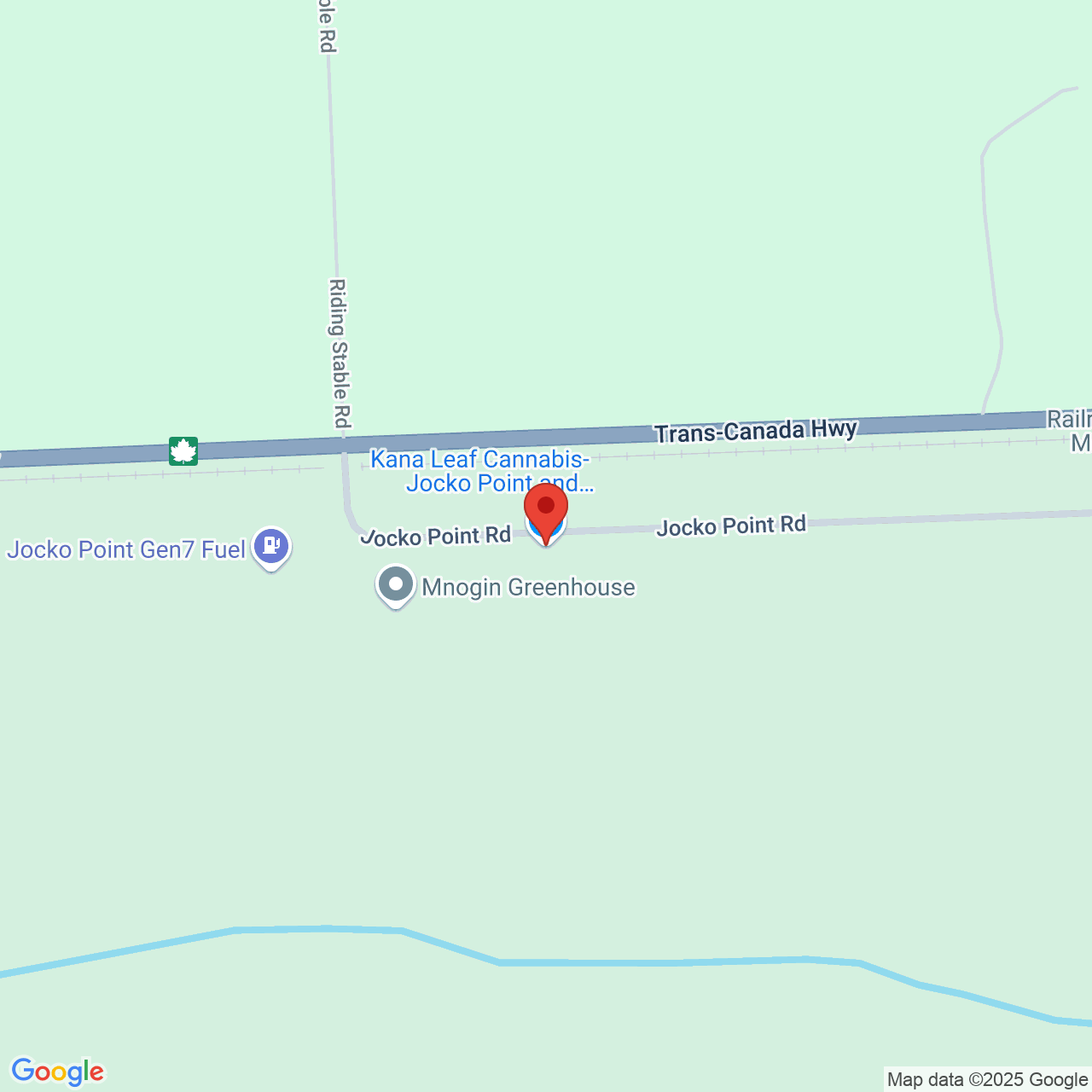 Street map for Kana Leaf, 20 Jocko Point Rd, North Bay ON