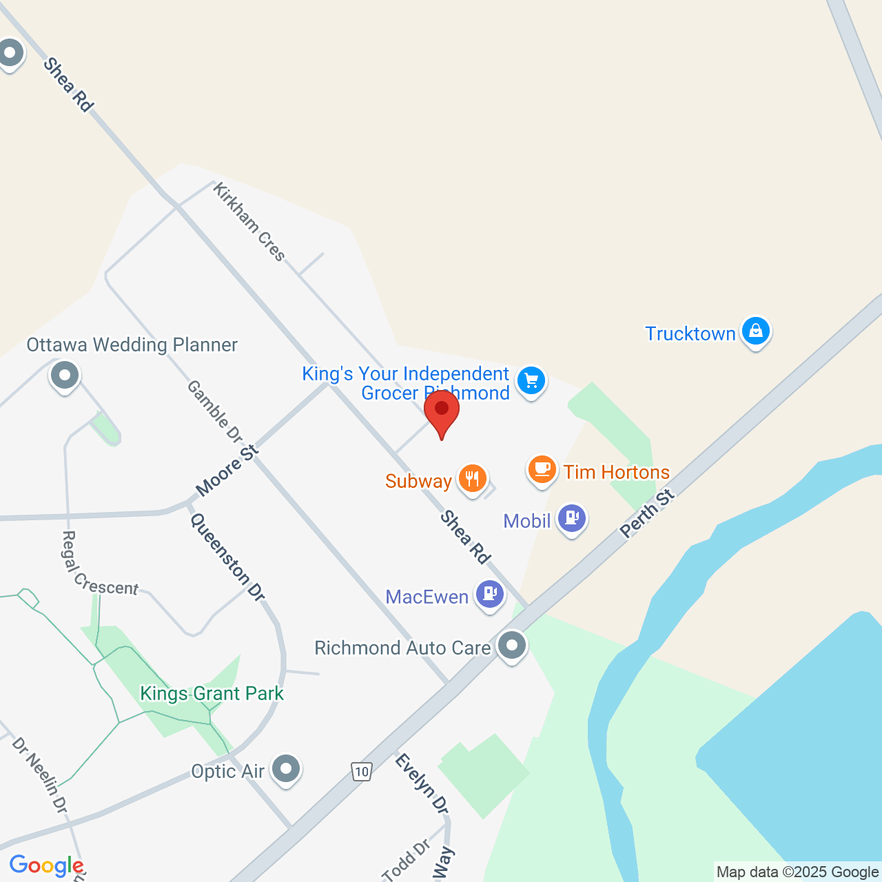 Street map for Canna Cabana, 5921 Perth St, Ottawa ON
