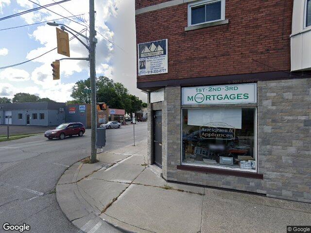 Street view for Discounted Cannabis, 317 George St, Sarnia ON