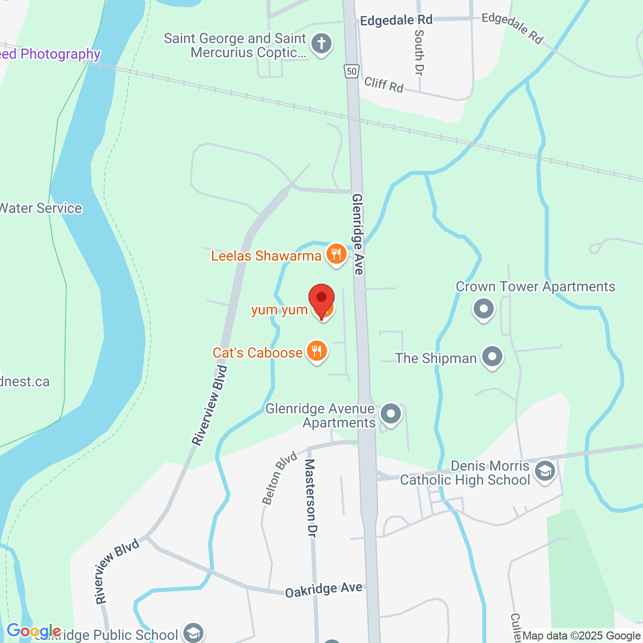 Street map for SuperBud, 216 Glenridge Ave, St Catharines ON