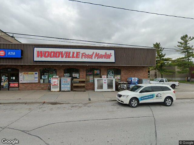 Street view for The Cannabis Connoisseur, 99 King St Unit C, Woodville ON