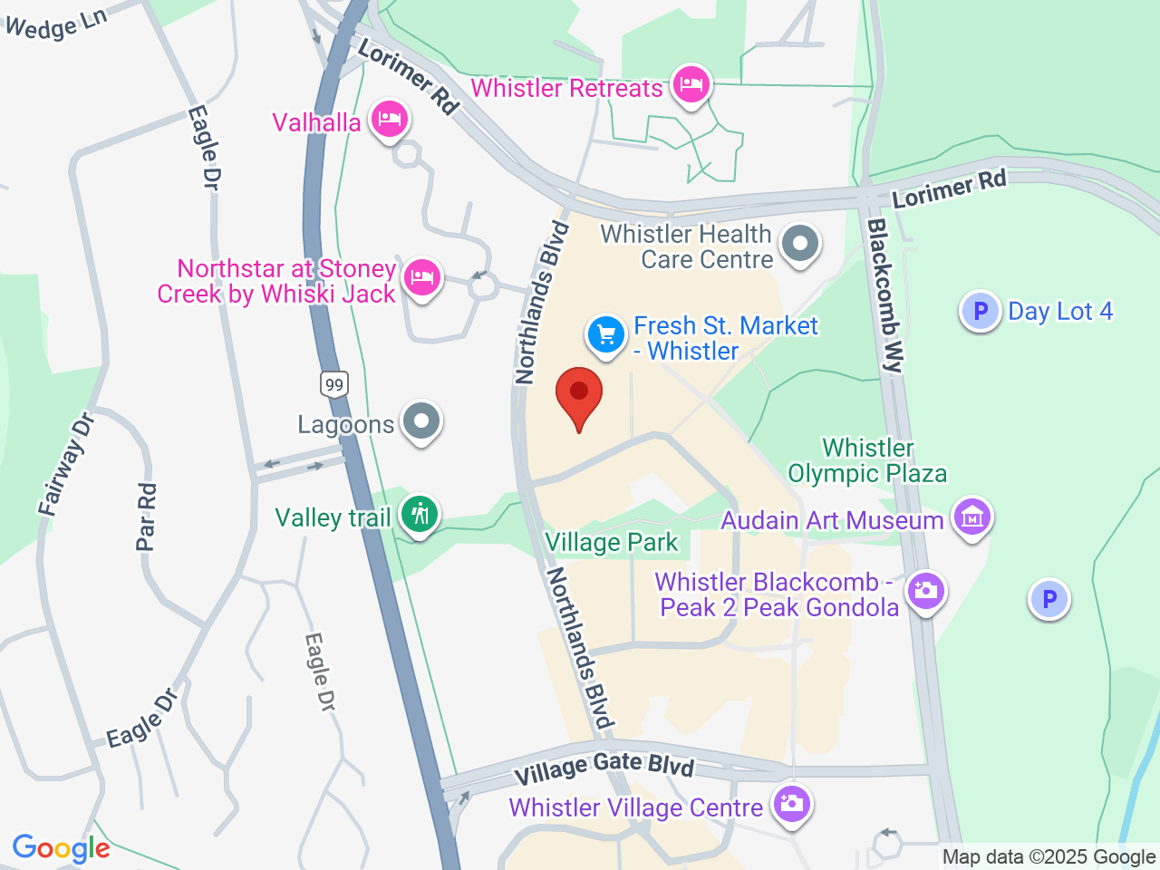 Street map for THC Canada, 