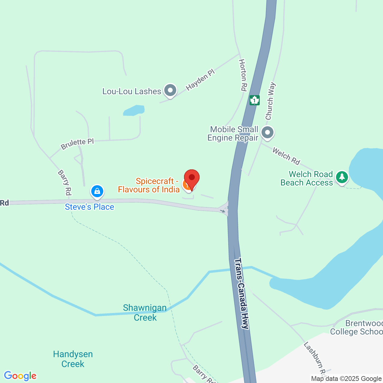 Street map for Warmland Cannabis Centre, 855 Shawnigan-Mill Bay Rd #103, Mill Bay BC