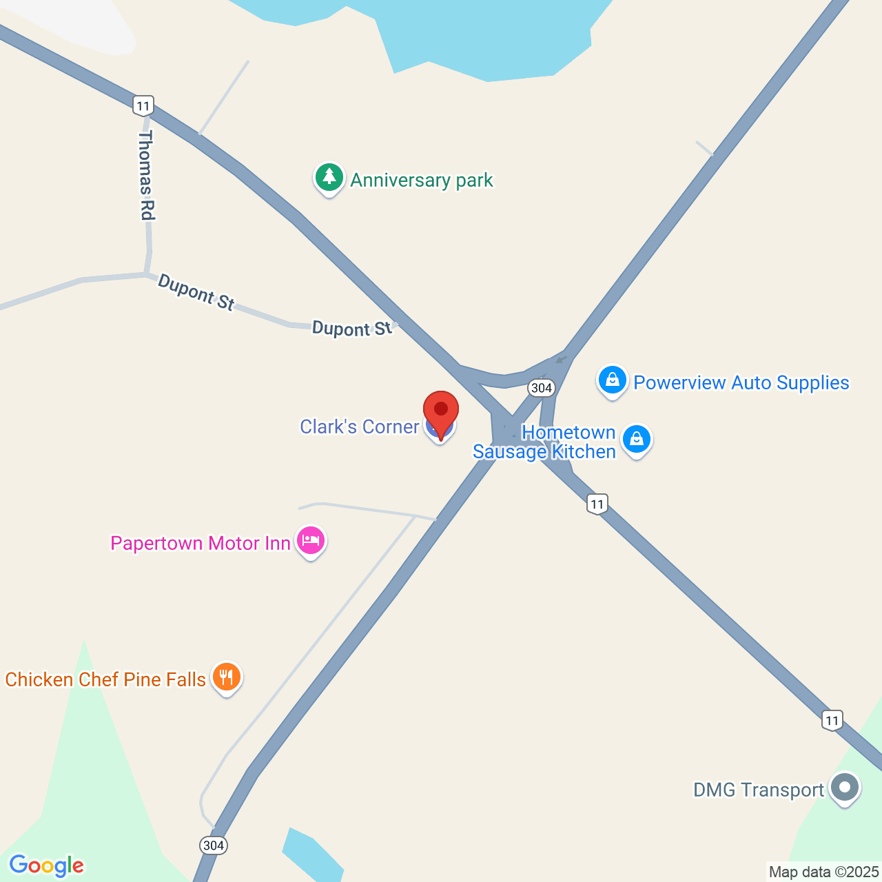 Street map for Happy Stix Cannabis Co, 532 Main St, Pine Falls MB