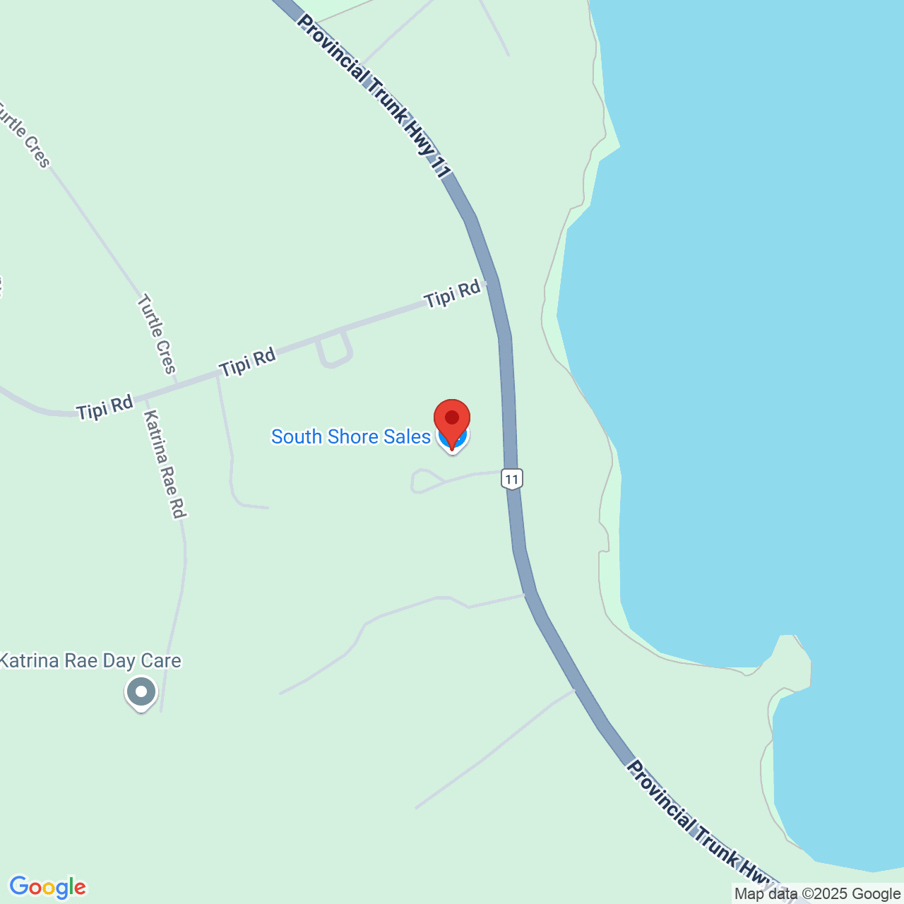 Street map for South Shore Sales, 296 Highway 11, Sagkeeng First Nation MB