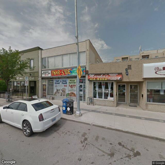 Street view for Pharsyde Cannabis, 117 Regent Ave W, Winnipeg MB