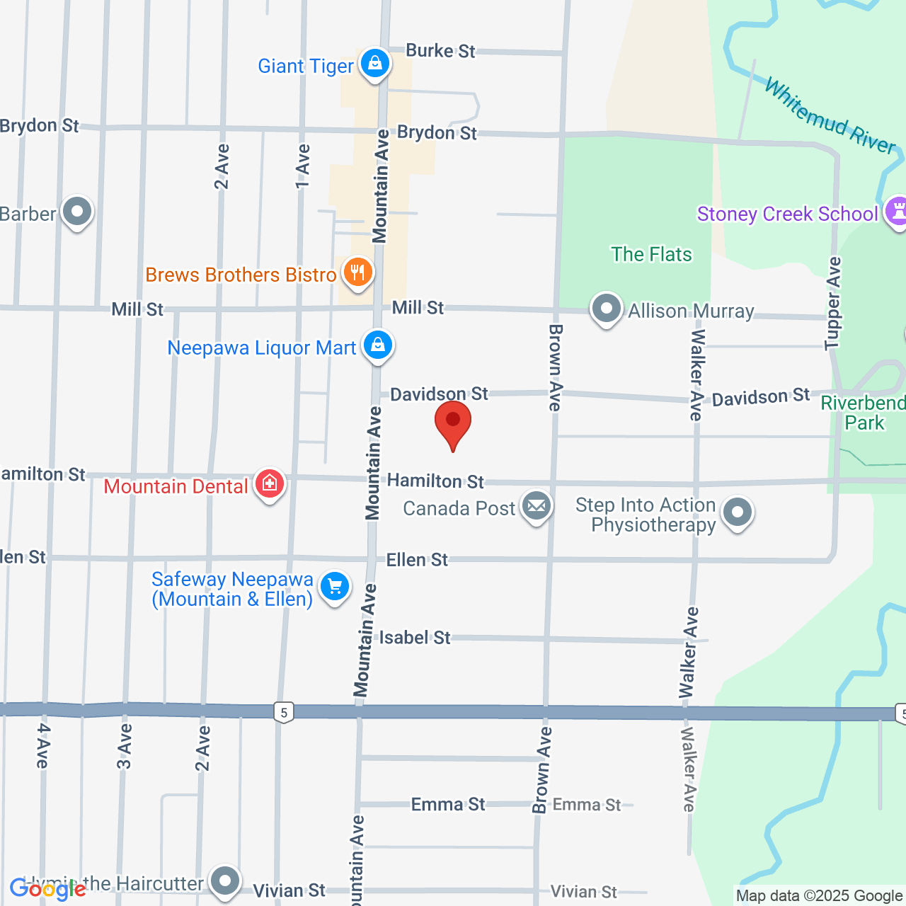 Street map for Budscape, 287 Hamilton St Unit 2, Neepawa MB
