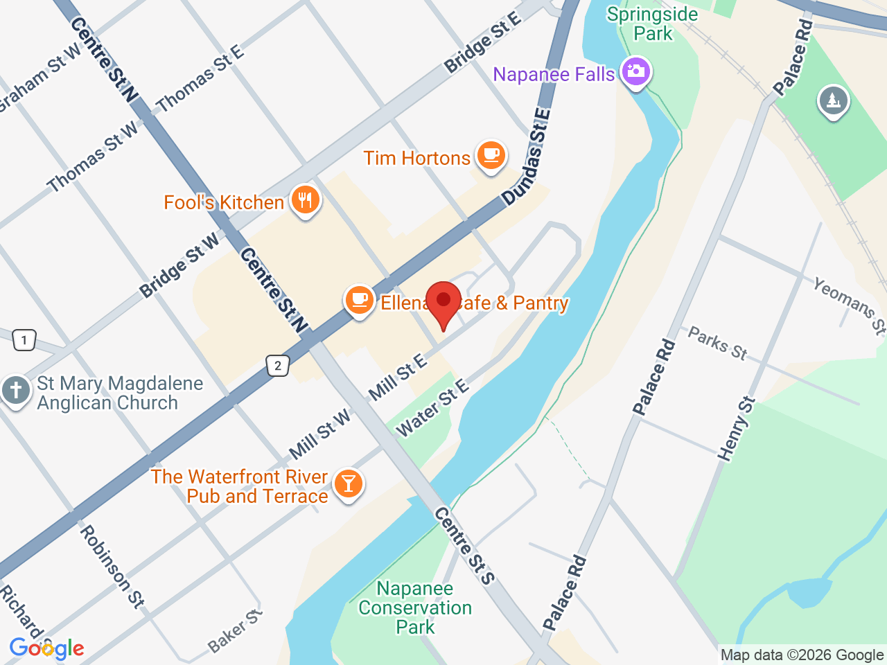 Street map for Cannazonia Cannabis, 71 John St Unit - 1, Napanee ON