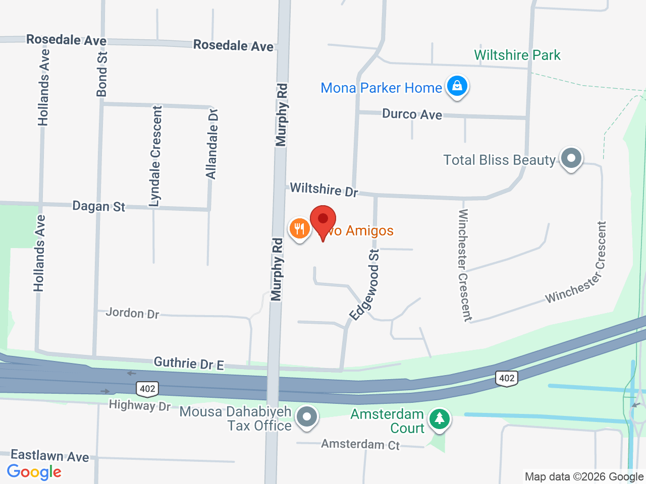 Street map for J.J's Joint Cannabis, 914 Murphy Rd Unit 9A, Sarnia ON
