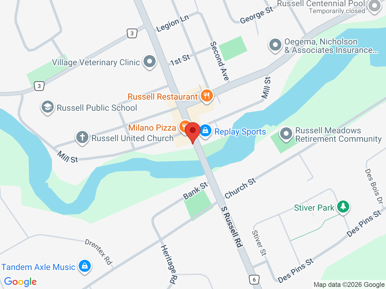 Street map for Marijuana Cannabis, 1136 Concession St, Russell ON