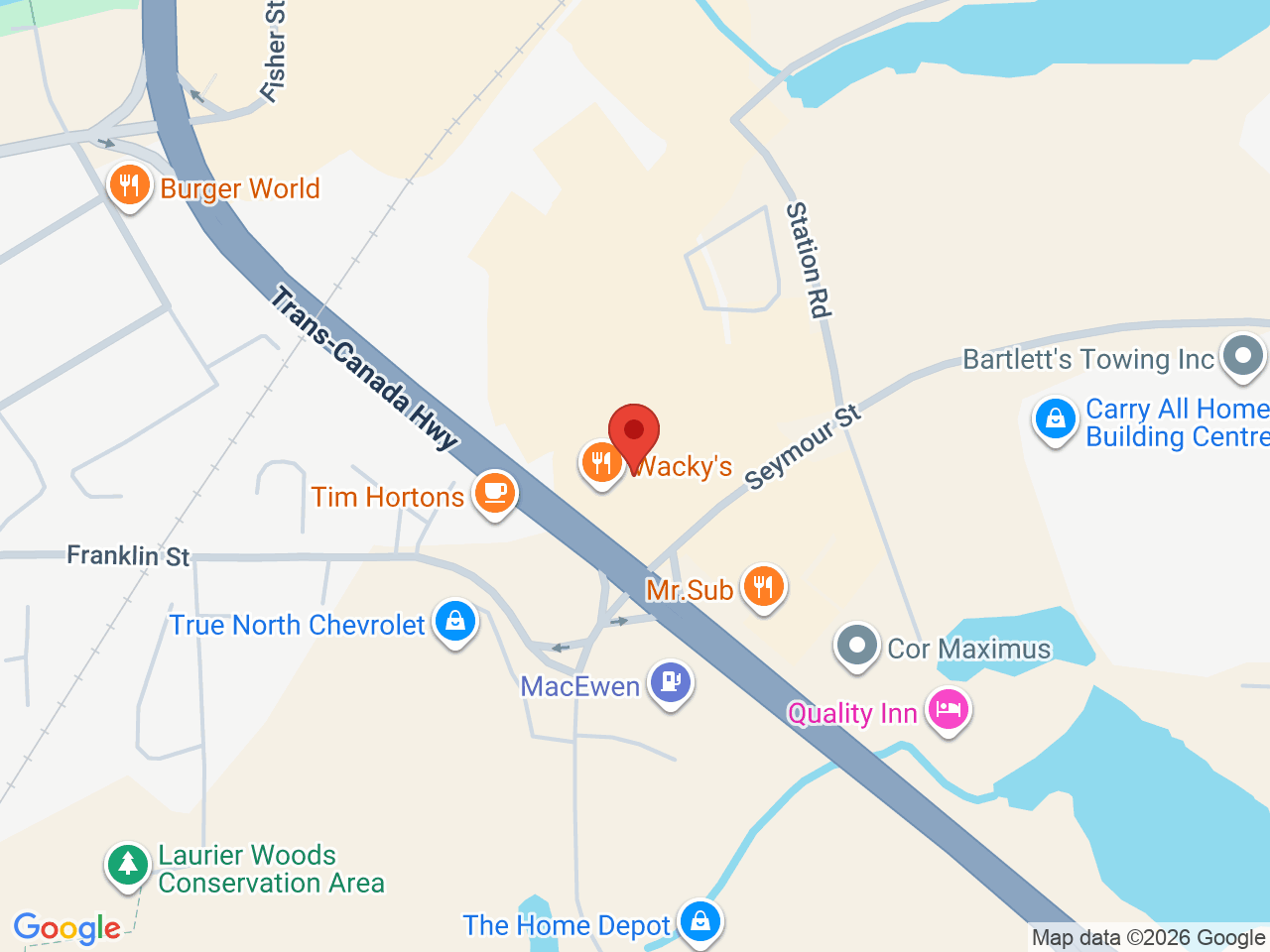 Street map for The Herb Haven, 1444 Seymour St, North Bay ON