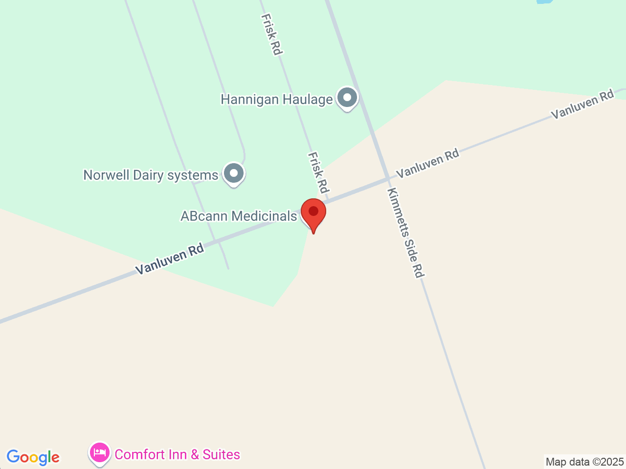 Street map for Fireside, 126 Vanluven Road, Napanee ON