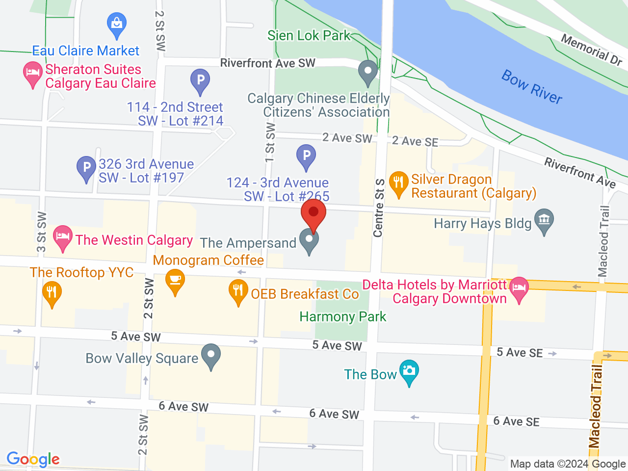 Street map for Qwest, 140 4 Ave SW Suite 1440, Calgary AB