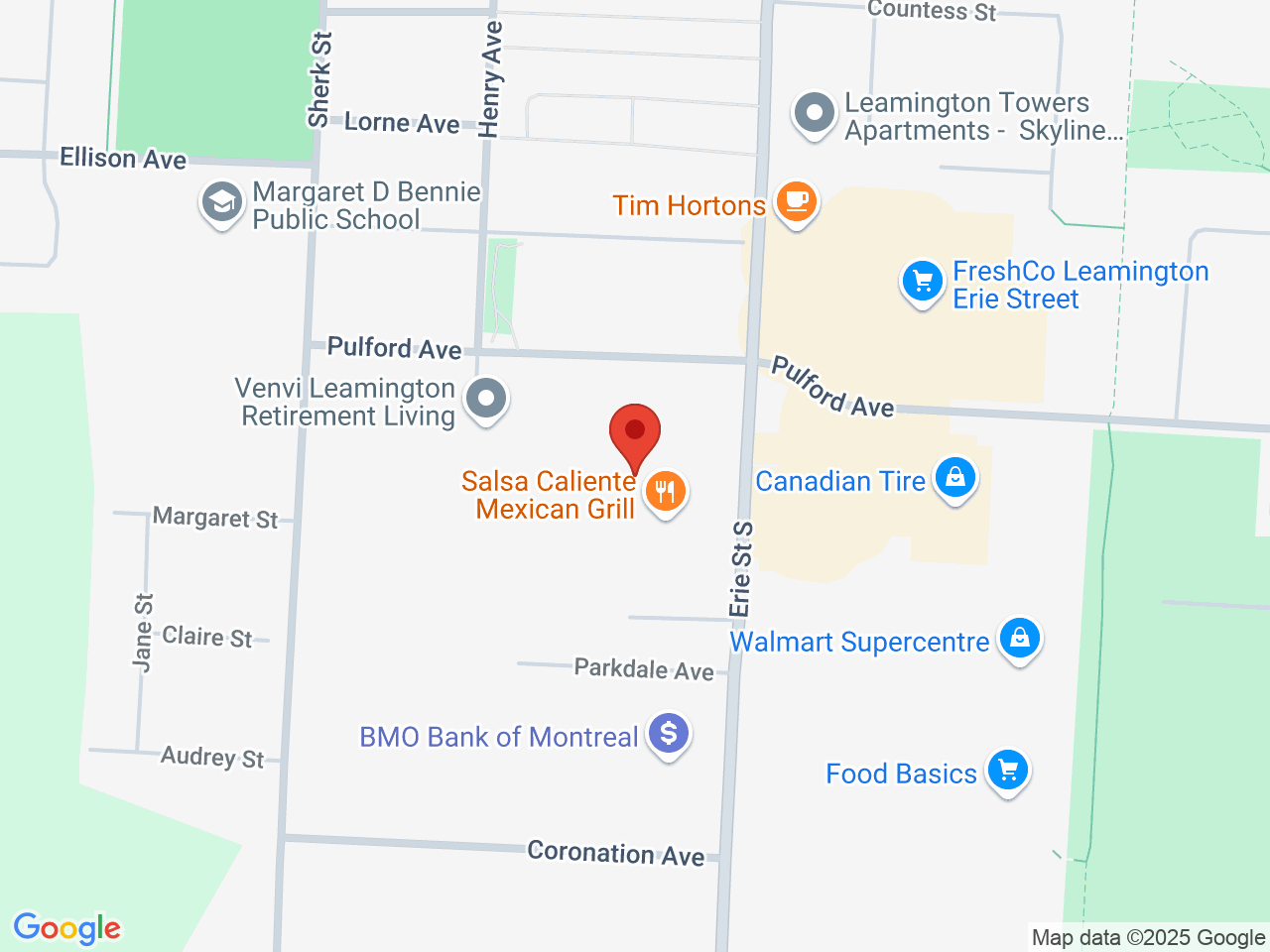 Street map for Original Stash, 269 Erie St South, Leamington ON
