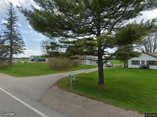 Street view for Crown Cannabis Canada, 1551 Upper Big Chute Rd., Coldwater ON