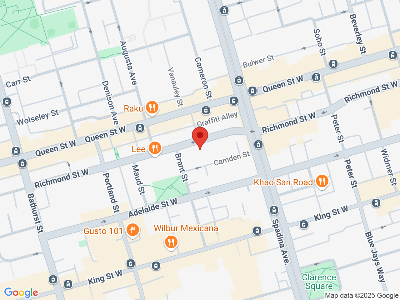 Street map for Aerospaced, 300-471 Richmond St W, Toronto ON